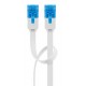 GOOBAY καλώδιο δικτύου 96314, CAT 6A U/UTP, flat, 500MHz, Copper, 1m, λευκό