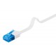 GOOBAY καλώδιο δικτύου 96314, CAT 6A U/UTP, flat, 500MHz, Copper, 1m, λευκό
