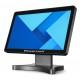 POWERTECH οθόνη αφής PT-1631, LCD, 17.3" 1920x1080p, HDMI/VGA, VESA 75x75mm, μαύρη