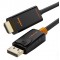 CABLETIME καλώδιο DisplayPort σε HDMI CT-AV585-02G, 1080p/60Hz, 3m, μαύρο