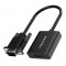 CABLETIME αντάπτορας VGA σε HDMI CT-AV582-VGAH με 3.5mm & micro USB, 1080p/60Hz, μαύρος