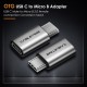 CABLETIME αντάπτορας USB-C σε micro USB CT-CMMCBF-ASG, 480Mbps, γκρι