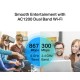 TP-LINK router Archer C6, Wi-Fi 1200Mbps AC1200, MU-MIMO, V6.0