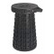 HOME USE πτυσσόμενο καρεκλάκι HUH-0269, αντοχή έως 200kg, 30x50cm, μαύρο