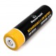POWERTECH επαναφορτιζόμενη μπαταρία Li-ion INR18650 PT-1614, 2200mAh, 3.7V, button top, 1τμχ