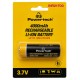 POWERTECH επαναφορτιζόμενη μπαταρία Li-ion INR21700 PT-1616, 4000mAh, 3.7V, button top, 1τμχ
