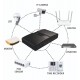 POWERTECH mini DC UPS PT-1634, 36W, 20000mAh, 3x DC, USB/USB-C, PoE/LAN, μαύρο