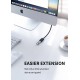 CABLETIME καλώδιο προέκτασης USB CT-C160-U3-AMAFN, 5Gbps, 1m, μαύρο
