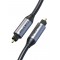 CABLETIME καλώδιο ήχου Toslink CT-AV380-P04GN, gold plated, 5mm, 3m, μαύρο