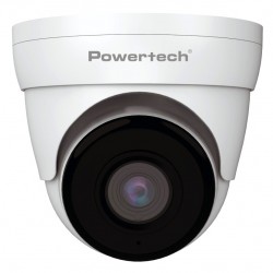 POWERTECH υβριδική κάμερα CCTV PT-1589 με μικρόφωνο & υπέρυθρα, 8MP, 2.8mm, IP66