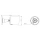 POWERTECH υβριδική κάμερα CCTV PT-1585 με μικρόφωνο & Full Color λειτουργία, 8MP, 2.8mm, IP67