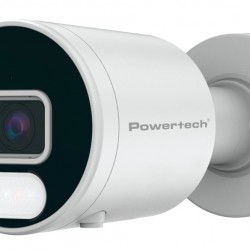 POWERTECH IP κάμερα PT-1594 με μικρόφωνο & Full Color λειτουργία, 8MP, 2.8mm, PoE, IP67