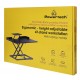 POWERTECH επιτραπέζιος σταθμός εργασίας PT-1664, ρυθμιζόμενο ύψος/βάση laptop, 790x540x62-420mm, μαύρος
