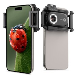 APEXEL φακός μικροσκόπιο για smartphone APL-MS200, 200x zoom, LED/UV