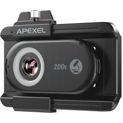 APEXEL φακός μικροσκόπιο για smartphone APL-MS200, 200x zoom, LED/UV