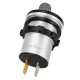 POWERTECH πρίζα USB για σκάφη & οχήματα PTL-031, USB-C & 2x USB, 36W, με οθόνη, IP65