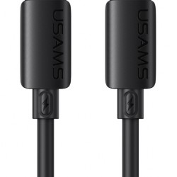 USAMS καλώδιο USB-C SJ787, σιλικόνης, 60W, 480Mbps, 1m, μαύρο