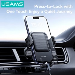 USAMS βάση smartphone αυτοκινήτου ZJ090 για αεραγωγούς, μαύρη
