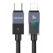 USAMS καλώδιο Lightning σε USB-C SJ776, 30W, 480Mbps, 1.2m, μαύρο