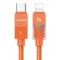 USAMS καλώδιο Lightning σε USB-C SJ776, 30W, 480Mbps, 1.2m, πορτοκαλί
