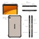 ULEFONE tablet RugKing Pad Pro, 8.68", 8/128GB, 7100mAh, IP68/IP69K/MIL-STD-810H, 4G, μαύρο