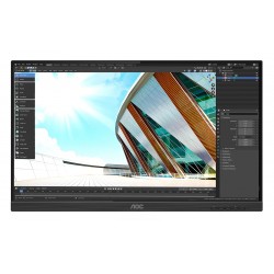 AOC used οθόνη 24P2Q IPS-LED, 23.8" 1920x1080, VGA/DVI/DisplayPort/HDMI, χωρίς βάση, Grade B