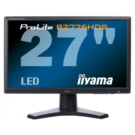 IIYAMA used οθόνη B2776HDS-B1 TN-LED, 27" 1920x1080, VGA/DVI/HDMI, Grade A