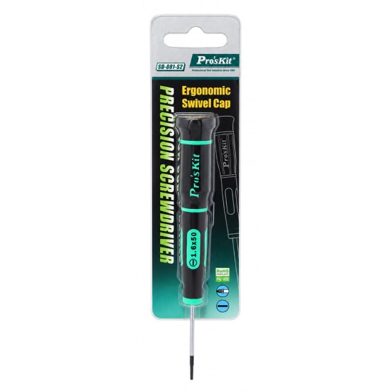 PROSKIT κατσαβίδι ακριβείας ίσιο SD-081-S2, 1.6mm