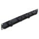 DELOCK cable management panel 91067 για rack 19", 1U, βάθος 44.2mm, μεταλλικό, μαύρο