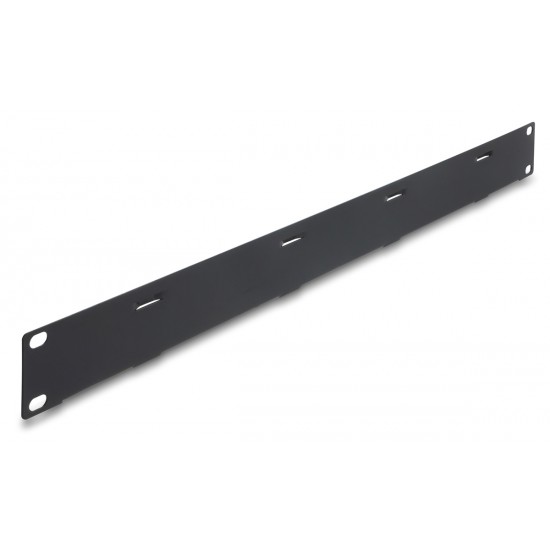 DELOCK cable management panel 91067 για rack 19", 1U, βάθος 44.2mm, μεταλλικό, μαύρο