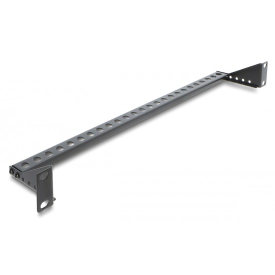 DELOCK cable management panel 91068 για rack 19", 1U, βάθος 40-90mm, μεταλλικό, μαύρο