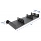 DELOCK ράφι για rack 19" 91069, 1U, βάθος 154mm, μαύρο