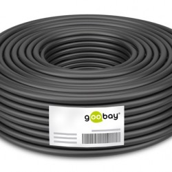 GOOBAY καλώδιο δικτύου 53867, CAT 7 S/FTP, Copper, 50m, μαύρο