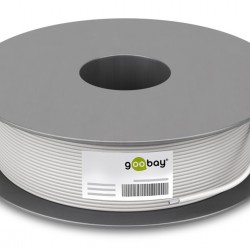 GOOBAY καλώδιο κεραίας 27518, 120dB, 75Ω, CCS, 100m, λευκό
