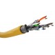 GOOBAY καλώδιο δικτύου 61126, CAT 8.1 S/FTP, copper, GHMT, 25m, κίτρινο