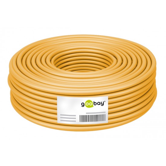 GOOBAY καλώδιο δικτύου 61126, CAT 8.1 S/FTP, copper, GHMT, 25m, κίτρινο