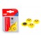 MP σετ μαγνήτες smiley face PA348-5, στρογγυλοί, 30mm, κίτρινοι, 5τμχ