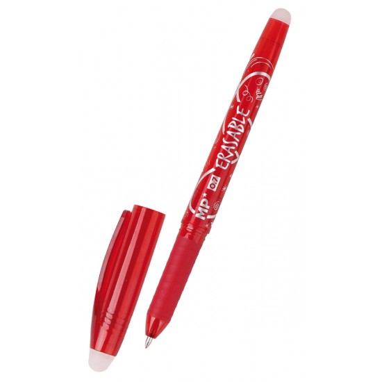 MP στυλό διαρκείας PE217R-S, erasable, 0.7mm, κόκκινο