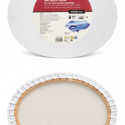 ARTIX PAINTS καμβάς τελάρο ζωγραφικής PP96-4050, 40x50cm, 380gr/m², λευκός