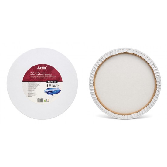 ARTIX PAINTS καμβάς τελάρο ζωγραφικής PP97-4545, 45x45cm, 380gr/m², λευκός