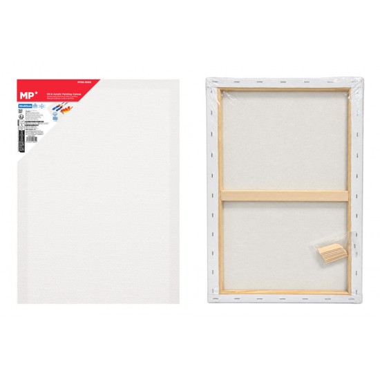 MP καμβάς τελάρο ζωγραφικής PP98-3060, 30x60cm, 280gr/m², λευκός