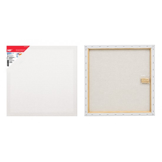 MP καμβάς τελάρο ζωγραφικής PP98-5050, 50x50cm, 280gr/m², λευκός