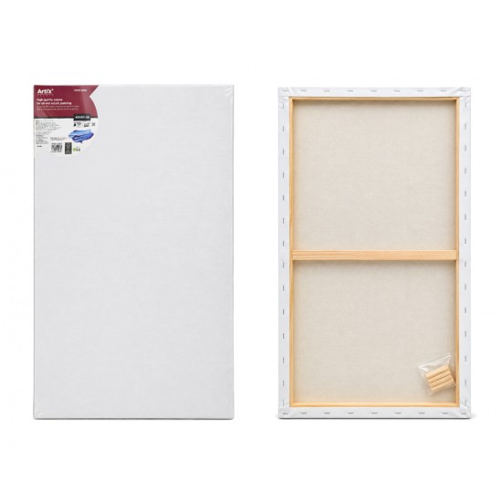 ARTIX PAINTS καμβάς τελάρο ζωγραφικής PP99-4080, 40x80cm, 380gr/m², λευκός
