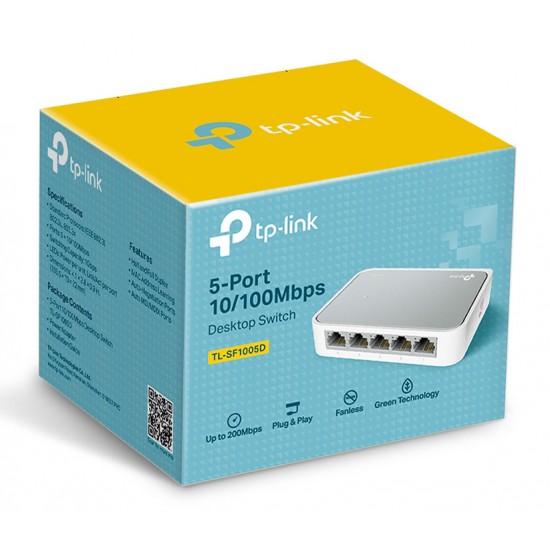 TP-LINK Desktop Switch TL-SF1005D, 5-port 10/100M, V16.40