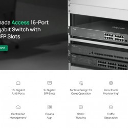 TP-LINK Omada access switch SG2218, 16-Port Gigabit, V1.30