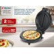 BRUNO ομελετιέρα BRN-0317, 1000W, στρόγγυλη 19cm, βαθιά, inox-μαύρη