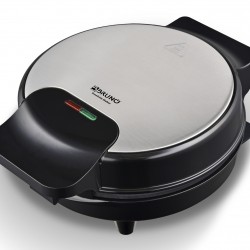 BRUNO ομελετιέρα BRN-0317, 1000W, στρόγγυλη 19cm, βαθιά, inox-μαύρη