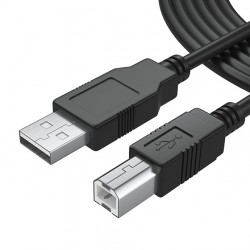 POWERTECH Καλώδιο USB 2.0 σε USB Type B CAB-U016, 1.5m, μαύρο