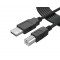 POWERTECH Καλώδιο USB 2.0 σε USB Type B CAB-U016, 1.5m, μαύρο