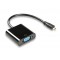 POWERTECH αντάπτορας micro HDMI σε VGA CAB-H032, 0.20m, μαύρος
